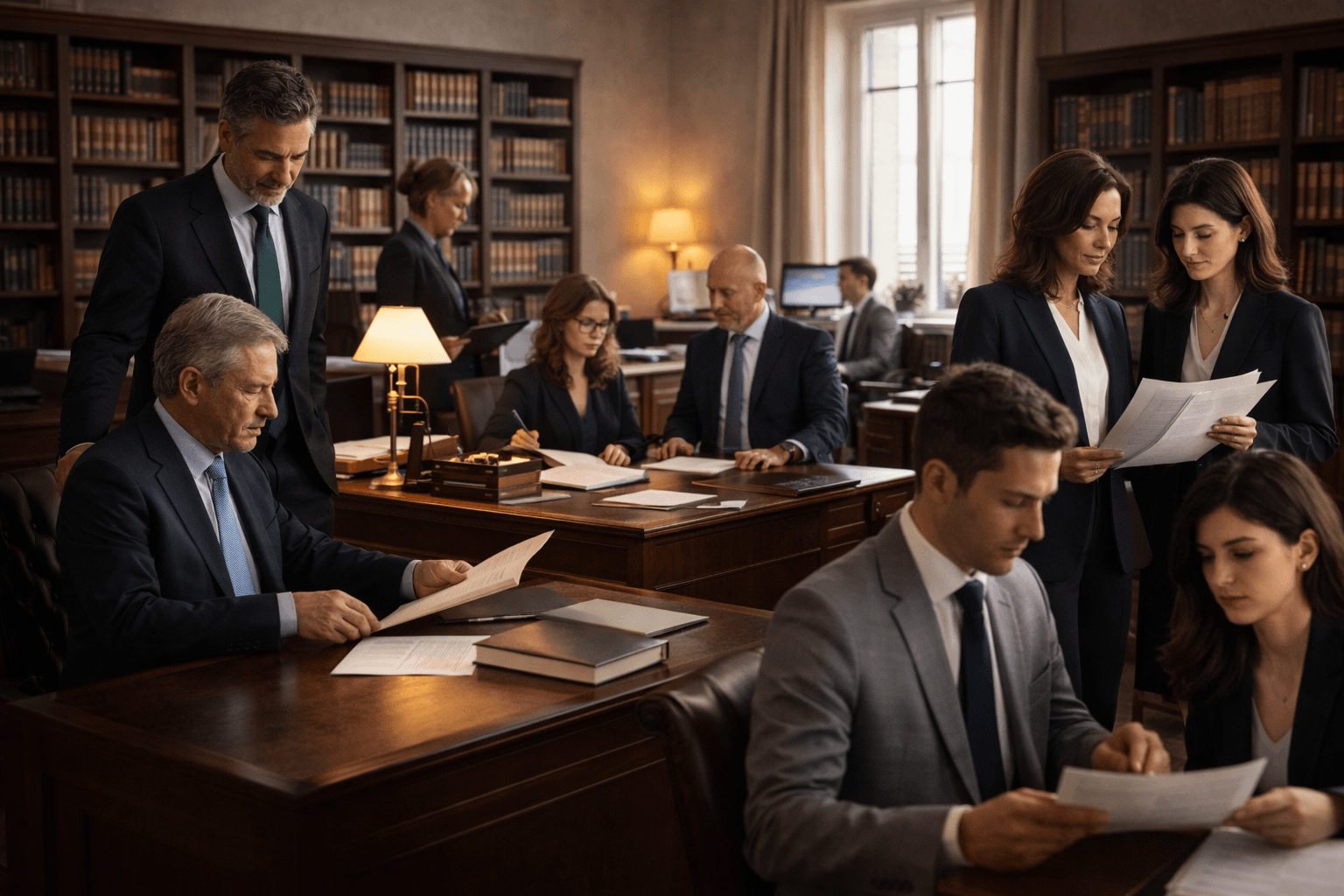 Il team di PS Legal Advisory al lavoro